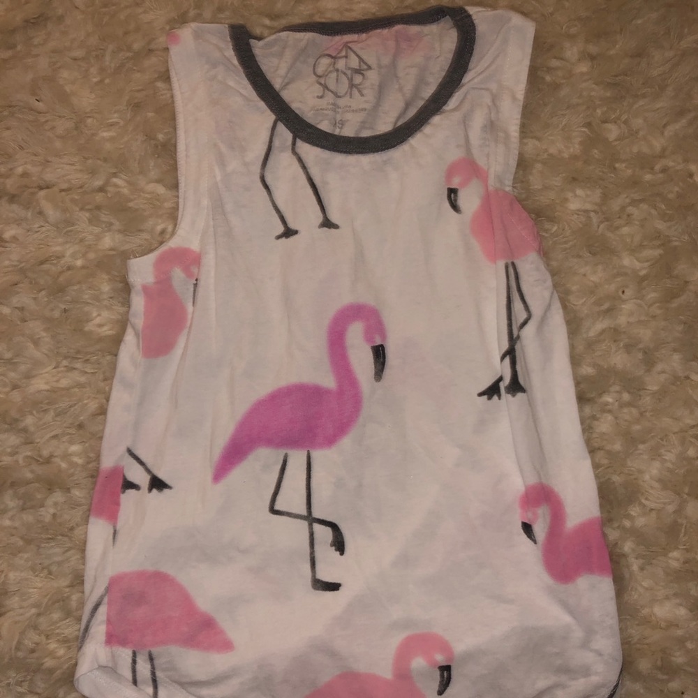 Flaming tank top
